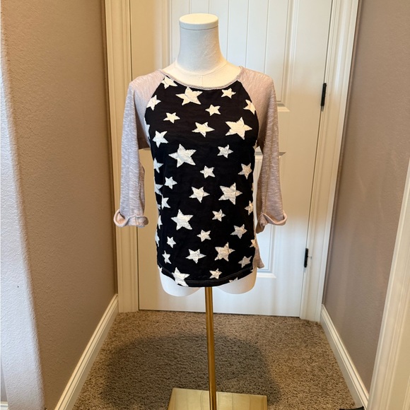 tea n rose Tops - Evereve Tea n Rose Textured Knit Top in Tan